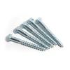 Tornillos para Madera Hexagonales Estándar Nacional Din571 Pernos Galvanizados Auto-roscantes para Exteriores Tornillos Auto-roscantes Rosca
