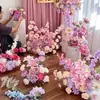 Juego de Flores Artificiales para Mesita de Noche de Boda, Arreglo para Mueble de TV de Sala de Estar de Boda, Arreglo Floral, Fábrica de Decoración Floral de Boda para Dormitorio
