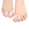 Chinelo Sandália Separador de Dedos Bico de Pato Rosqueado de Buraco Duplo Almofadas de Pé Espinha de Peixe Separador de Dedos Hálux Valgo Sobreposição de Dedos