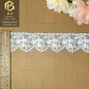 Encaje de malla de seda de leche suave con ribete 4.5cm accesorio para ropa para bricolaje hecho a mano puño transparente para vestido de novia accesorio al por mayor