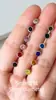 Pedras Strass Tubulares Coloridas, Tachinhas de Strass Mini 4mm 6mm 8mm, Fivelas de Strass Coloridas para Bolsas, Decoração de Cinto de Couro, Tachinhas de Strass Multicores