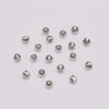 Contas de ouro 18K que preservam a cor contas sólidas de olho de gato contas com fio acessórios pulseira DIY colar acessórios com contas atacado