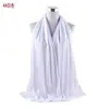 Outono e Inverno novo cor sólida elegante moda bico fechado cachecol longo cachecol cachecol em estoque atacado fábrica Yiwu