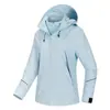Chaqueta Desmontable Tres en Uno para Mujer para Primavera y Otoño, Chaqueta de Montañismo a Prueba de Viento e Impermeable para Hombre y Mujer