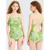 Nuevo Modelo 2026 Traje de Baño Enterizo Estampado de Alta Gama Senyeidie para Mujer, Elegante y Moderno Traje de Baño de Natación Adelgazante