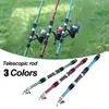 Caña Telescópica de 1.8M M Power Caña de Pescar para Niños Material de Fibra de Vidrio Duradera Caña de Pescar Spinning Caña de Pescar para Carpa Feeder