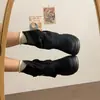 Botas Curtas Estilo Britânico 2026 Outono e Inverno Novas Botas Martin Retro que Aumentam a Altura para Mulheres, Botas Fashion com Ponta Redonda Bootcut