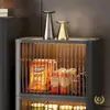 Armario Plegable para Ropa para Uso Doméstico, Armario Sencillo, Caja Organizadora para Ventana de Mirador, Caja de Almacenamiento de Plástico con Puerta Enrollable