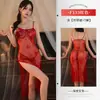 Encaje Tentación Lencería Sexy Pijama de Tirantes Uniforme Sexy de Encaje para Mujer Tentación Juego de Rol Atuendo Transparente F133