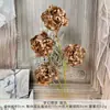 Hortensia Artificial Flores Falsas Flores de Seda Flores Artificiales de Plástico Decoraciones de Sala de Estar de Alta Gama Productos Florales para Bodas