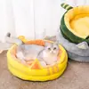 Nido para Gato Semi-Cerrado Casa para Gato Cama para Gato Casa para Gato Suministros para Mascotas Villa Nido para Gato Resistente a Manchas Nido para Gato Mascota