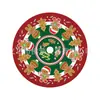 Falda Decorativa para Árbol de Navidad Venta Caliente Transfronteriza Hombre de Jengibre Alfombra para Árbol de Navidad Adornos Manualidades Fabricantes Stock al por Mayor