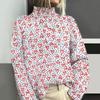 Directo de fábrica temporada otoño e invierno Navidad estampado digital cálidos chalecos de punto grueso para mujer pueden ser al por mayor