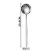 Cuchillo, Tenedor, Cuchara, Cuchara de Sopa de Acero Inoxidable Personalizado Wow con Impuestos Incluidos, Vajilla Transfronteriza Portuguesa para Hotel, Cubiertos para Restaurante