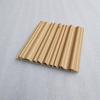 PVC Madeira Plástico 152 Painel de Parede Ripado Sólido Parede de Fundo para TV Luz Decorativa de Luxo Bambu Madeira Fibra Plástico Painel Ripado de Madeira