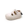 Sandalias para bebé verano nuevo modelo calzado suave para caminar para niños y niñas, puntera cerrada transpirable anti-pateo para niños pequeños zapatos de playa