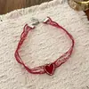 Collar de Encaje Color Café Vintage con Colgante de Corazón de Perla Retro, Cadena para Clavícula, Accesorio Versátil para el Día a Día con un Toque de Lujo de Alta Gama