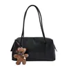 2026 Nova Bolsa Boston Textura Fosca Retrô Bolsa de Mão Grande com Alça de Ombro Feminina Meilade Bolsa Macia para o Dia a Dia