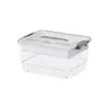 "Caja de Almacenamiento Transparente Caja Organizadora Multifuncional Caja Organizadora Transparente para el Hogar Caja Organizadora de Escritorio Caja de Almacenamiento Apilable Organizador Multifuncional para Armario Caja Organizadora Multifuncional para el Hogar Caja de Almacenamiento para Medicamentos"