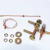 Ensamblaje de Protección contra Apagado de Doble Tubo Estufa de Hierro Fundido Estufa Rápida Interruptor de Doble Tubo Ensamblaje de Estufa de Fuego Fuerte de Doble Tubo Apagado Automático de Gas