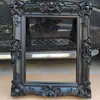 Moldura de Foto Estilo Europeu Retrô Moldura de Adereço para Cena de Casamento Moldura de Decoração de Casamento de Plástico Moldura para Foto de Vestido de Noiva Ornamento