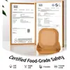 Pacote Grande com 400 Peças de Papel para Air Fryer, Grau Alimentício, Resistente a Altas Temperaturas, Papel Especial para Air Fryers para Uso Transfronteiriço