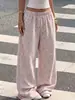 Moda feminina casual de outono e inverno 2026, calça de moletom com estampa de leopardo, transfronteiriça europeia e americana, Amazon TIKTOK