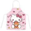 Delantal infantil HelloKitty, diseño de gato rosa, anti-manchas, delantal para adultos, venta directa de fábrica, baberos disponibles para venta al por mayor