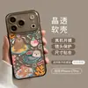 Estilo bosque adecuado para funda de teléfono iPhone 18 Pro 17 Pro Max transparente 16 suave modelo popular 15 Apple 14 funda anticaídas