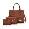Comércio Exterior Transfronteiriço Feminino 2025 Novo Conjunto de Várias Peças de Bolsas Femininas Popular Bolsa de Ombro Feminina Embossada Bolsa de Mão