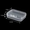 Caja Cuadrada Pequeña Transparente con Tapa, Caja de Herramientas, Manicura, Uñas Postizas, Caja de Plástico, Juguetes, Accesorios, Caja de Embalaje para Exportación Transfronteriza