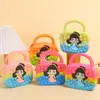 Bolso de princesa de silicona para niños, monedero de almacenamiento lindo, bolsa de juguete para aliviar el estrés, bolso de hombro cruzado para niñas al por mayor