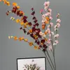 Flores Artificiales Simulación Cruzada Flor de Sauce Crisantemo Nuevo Ramo Uso en Bodas Flores de Seda Artificial de Alta Gama Flores de Simulación Flores Decorativas