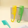 Peine de Dientes Anchos Peine Masajeador con Gancho Peine para Cabello Rizado Cabello Largo Fácil de Peinar Peine Grande para el Hogar No se Rompe Fácilmente Cabello Liso para Hombres y Mujeres
