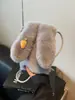 Bolso de felpa transfronterizo para mujer, nueva colección otoño 2026, diseño moderno y único, bolso cruzado popular, bolso para teléfono estilo coreano