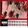 Colección Popular de Pegatinas para Uñas de Comercio Exterior, Estilo Francés Europeo y Americano Uñas Postizas de Chica Popular, Uñas Cuadradas Largas Usables con Pedrería