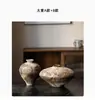 Estilo Wabi-Sabi Retrô Cerâmica Vasinho Novo Estilo Chinês Alto Padrão Sala de Estar Hotel Pote de Cerâmica Dispositivo para Arranjo de Flores Tai Su