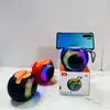 Mini altavoz Bluetooth inalámbrico transfronterizo nuevo portátil para exteriores luz RGB colorida tarjeta portátil estéreo pequeño