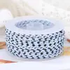 Fio de algodão de três cores de quatro fios Boting, pulseira de cordão colorido trançado feito à mão DIY, cordão para alça, resistente ao desgaste, material de cordão sem trama