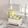 Estante para Toallas de Cocina, Escurridor, Organizador para Fregadero, Toallero para Fregadero, Estante de Almacenamiento para Grifo en Encimera
