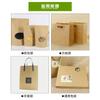 Atacado Papel Kraft Amarelo Cor Natural Grau Alimentício Polpa de Madeira Integral Embalagem Rolo Envelope Base Papel Material de Embalagem Papel Kraft