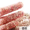 Fragmentos para Uñas de Hot-selling Transfronterizo Múltiples Capas Galvanizados DIY Gotas de Cristal Pegamento Relleno de Grava Pintura de Porcelana Cristalina Arenas Arena Plateada