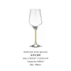 Venta directa del fabricante: Decantador de Cristal, Copa de Gran Capacidad, Copa de Vino Tinto, Alto Valor Estético, Decantador en Forma de U con Esmalte Rosa
