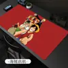 Mouse Pad Grande para Menina Vermelho, Pad de Mesa, Borracha Natural, Base Antiderrapante, Borda com Acabamento de Precisão