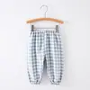 Pantalones Anti-mosquitos para Niños Pantalones de Verano Finos para Bebé Pantalones de Verano tipo Bloomers para Niños Pantalones de Bebé de Algodón Puro Pantalones de Pijama