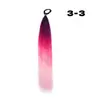 Peluca de Nuevo Estilo para Mujer, Cola de Caballo Larga Trenza Grande de Fibra Sintética de Colores, Trenza Grande de Color Dorado Láser de un Solo Hilo, Accesorio para el Cabello de Chica Popular