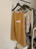 Liquidação, sem trocas ou devoluções. Estilo coreano, simples, sensação relaxada, versátil, modelador, perna reta, evasê, casual, saia midi, moda feminina 10603