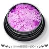 Laser Colorido Unha Pasta Glitter Pó 5mm Arco Glitter Pó Artesanato DIY Maquiagem Corpo Jóias Lote