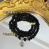 Pulseira de Contas de Vidro Dupla Camada Inspirada em Zen de Estilo Antigo Mais Vendida para Mulheres, Novo Estilo Chinês, Super Delicada, Doce e Simples, Adequada para Estudantes e Meninas