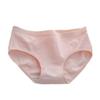 Ropa interior sin rastro para mujer, sexy, nueva, de algodón puro, antibacteriana, transpirable, de verano, de cintura media, para estudiantes.